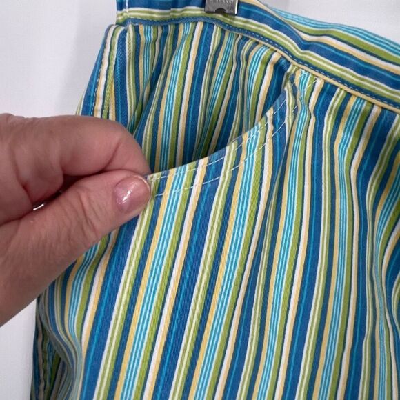 Vintage Copacabana petites size 22 striped Bermuda shorts - Picture 6 of 7